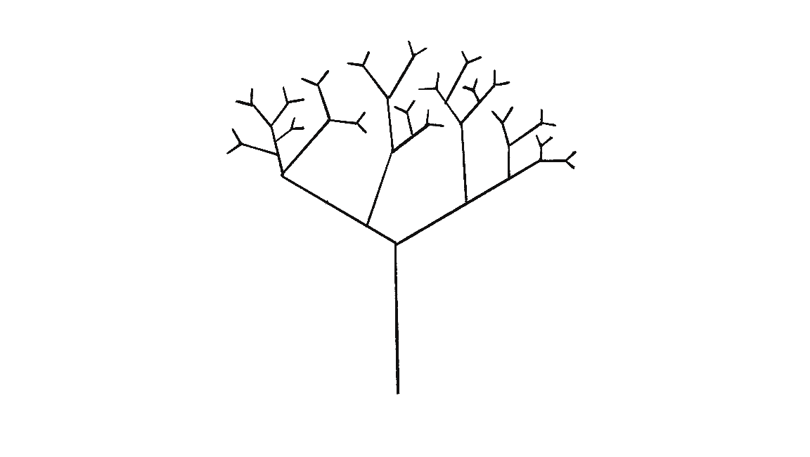 Figure 8.2: A branching fractal tree