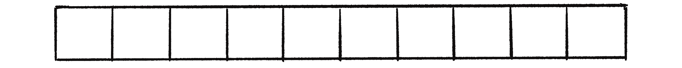 Figure 7.2: A one-dimensional line of cells